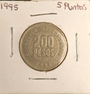 Inicio 14 Moneda 200 Pesos Colombia 1995 5 Puntos | Variante